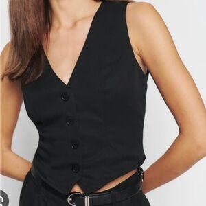 SOLD Reformation Devin Twill Vest